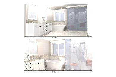 Contemporary Bathroom Remodel Concept