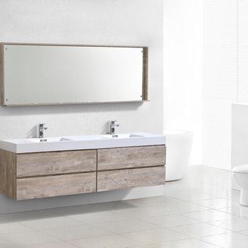 Bliss Wall Mount Modern Bathroom Vanity