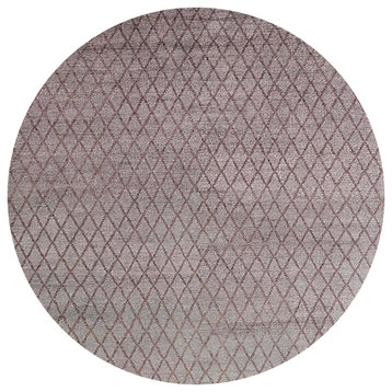Ahgly Company Indoor Round Mid-Century Modern Area Rugs, 8' Round