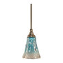Fluted Teal Crystal Glass