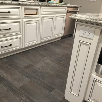 Swiss Coffee with Glaze Paint Grade Kitchen
