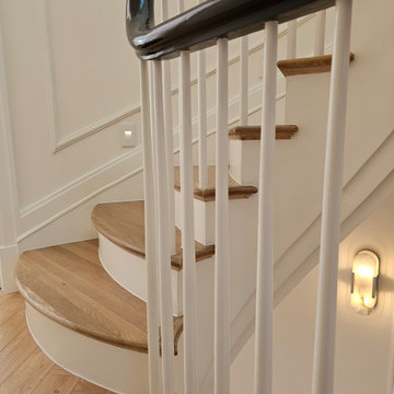 Project #131 | Three-Story Elliptical Staircase in Historic Home