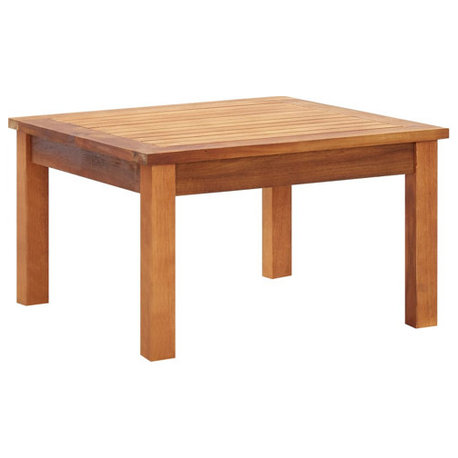 vidaXL Coffee Table Outdoor Side Table Garden Porch Furniture Solid Acacia Wood