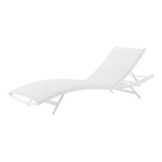 Compamia sundance pool chaise lounge online white