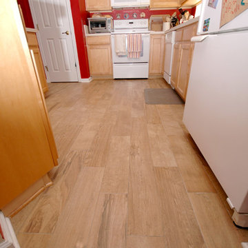 Coastal plank tile