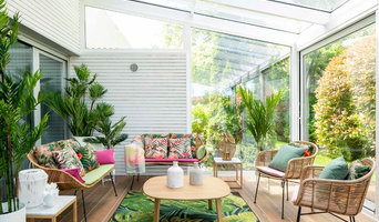 Diseño de terraza con cerramiento de cristal