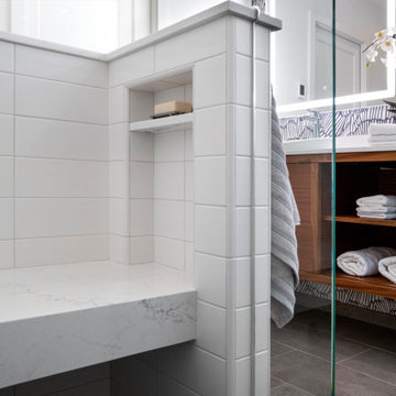 Modern Bathroom Remodel Brings Light & Life to Boring Bathroom