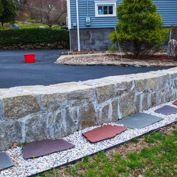 Stone Steps, Retaining Wall & Driveway Paving