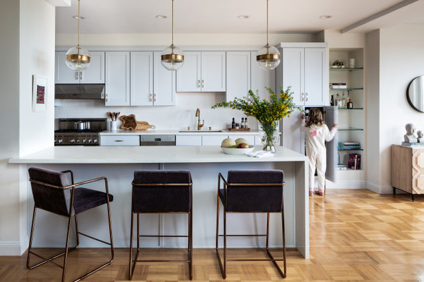 Transitional Kitchen by Jennifer Wundrow Interior Design, Inc.