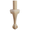 Chicago Ball and Claw Carved Wood Leg, Maple Wood