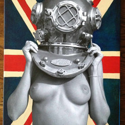 Diver UP! "Union Jack".     For similar commissions please email me. - Paintings