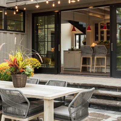 Inspiration for a farmhouse home design remodel in Minneapolis