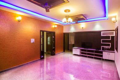 Inspiration for a living room remodel in Bengaluru