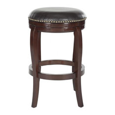 Safavieh - Nuncio Swivel Barstool - Bar Stools and Counter Stools