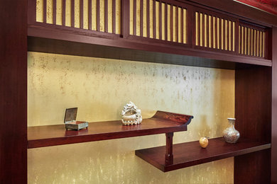 Inspiration for a zen home design remodel in Chicago