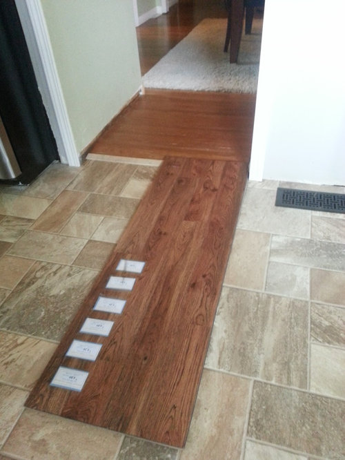 Adding Laminate Wood Floor To Adjacent, How To Add New Hardwood Existing Floor