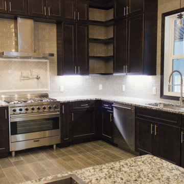 New Build Kitchen Toffee Cabinets