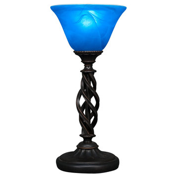 Toltec Lighting 61-DG-4155 Elegant� - 7" One Light Mini Table Lamp