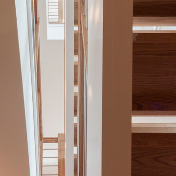 Project #48 | Contemporary Staircase with Warm Tones