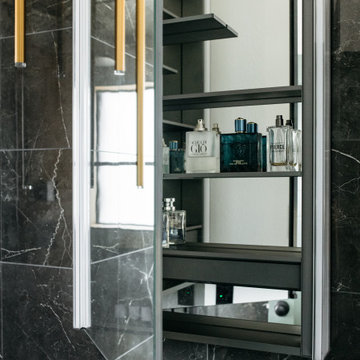 Moody Modern Bathroom Remodel