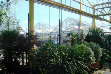 Idées déco pour une grande maison industrielle.