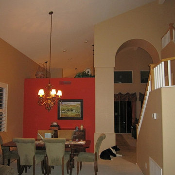 Dinning Room - Living Room combined space before