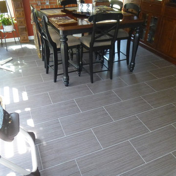 12" x 24" Porcelain Tile Flooring (Running Bond Pattern)