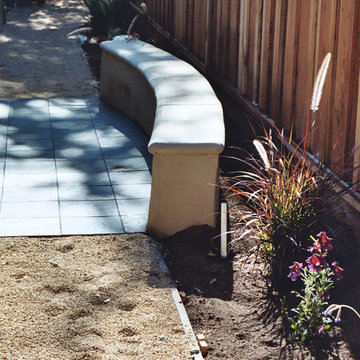 Patio Bench, Faculty House, Palo Alto, CA, ENRarchitects with Topos Architects