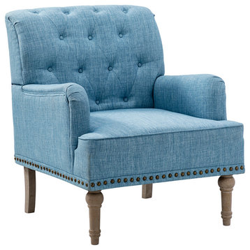 Traditional Armchair, Blue