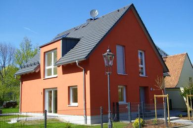Moderner Eingang in Dresden