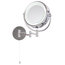 Toscana LED Round 2x Magnifying Mirror, Chrome