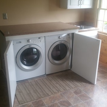 Concealed Washer and Dryer