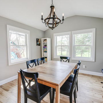Cheat Lake: Living Room and Kitchen Renovation