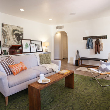 Organic Industrial Living Room