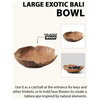 Serene Spaces Living Exotic Bali Bowl, Large