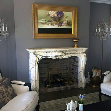 Gold Leaf Frame w/TV Art Cover - Boston, MA