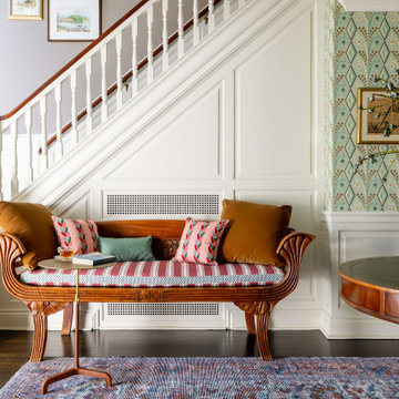 Entry Way and Dining Room in Historic Home