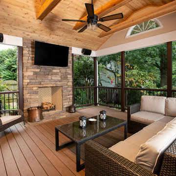 Covered Porch in Vienna VA