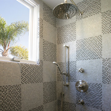 Elemental Aluminum Mosaics | Pixel Black, Pixel Silver
