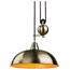 Century Rise and Fall Classic Pendant, Antique Brass