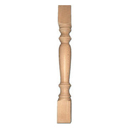 Inviting Home Inc. - Traditional Kitchen Island Leg, Cherry, 3-3/4" - Table Tops And Bases