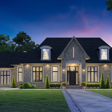 Canada Villa 3D rendering