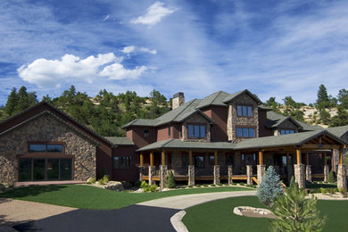 This is an example of an expansive traditional exterior in Denver.