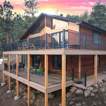 Boulder Multi-Level Wraparound Deck
