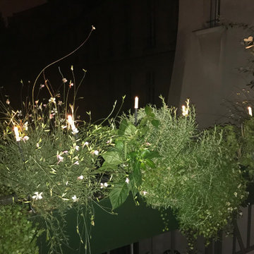 Grand balcon dans le Marais