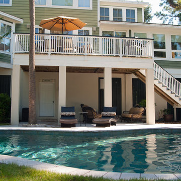 Free Form Pool and Spa