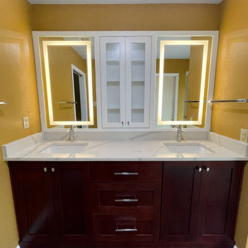 Double Lighted Vanity Mirrors