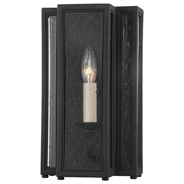 Troy Lighting B3601-TBK Leor 1 Light Small Exterior Wall Sconce in Texture Black