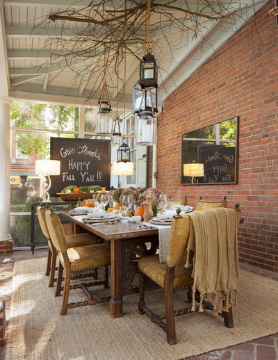 Rustic Dining Room by Deanna Johnson Interiors