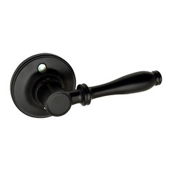 Designers Impressions - Villa Design Matte Black Door Lever, Dummy (Inactive) - Door Levers